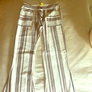 Cotton bell bottom pants